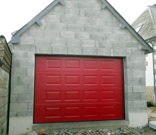 Pose de porte de garage motorisée