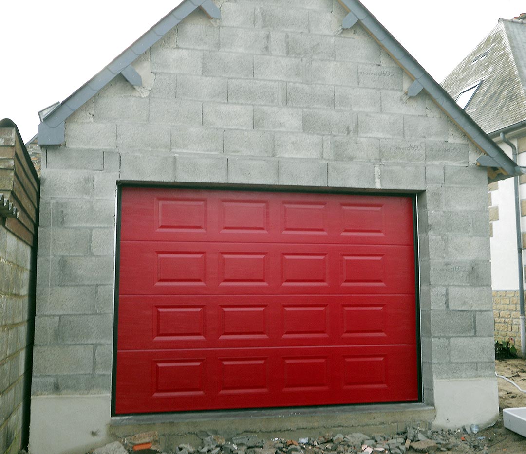 Pose de porte de garage motorisée